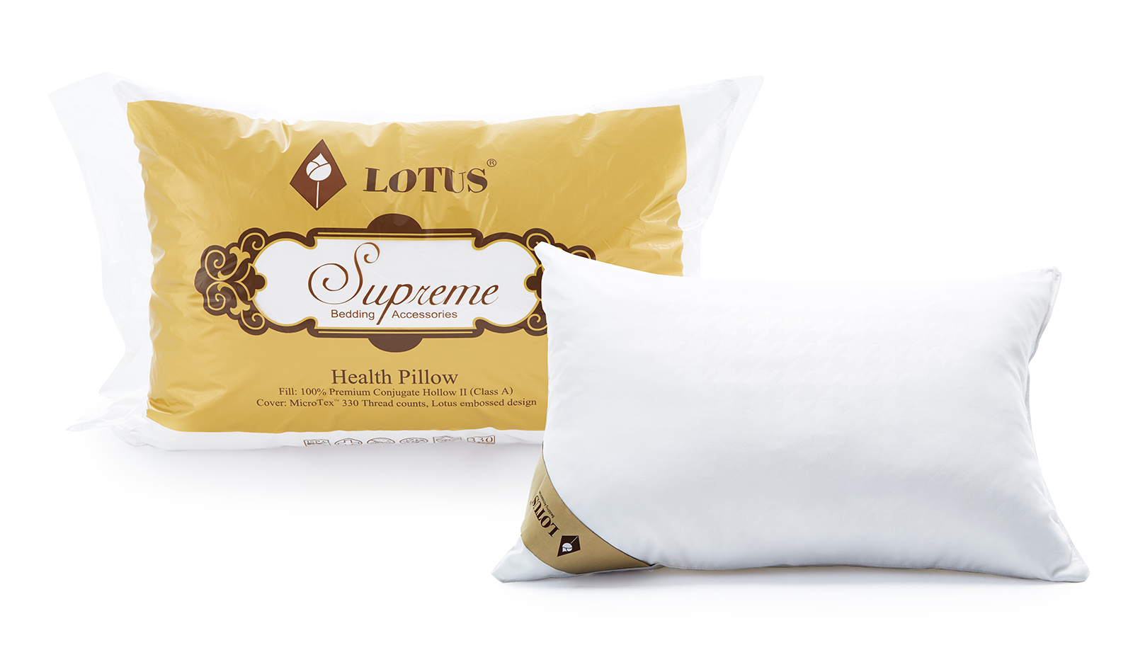 LOTUS หมอนหนุนใยสังเคราะห์ รุ่น SUPREME
