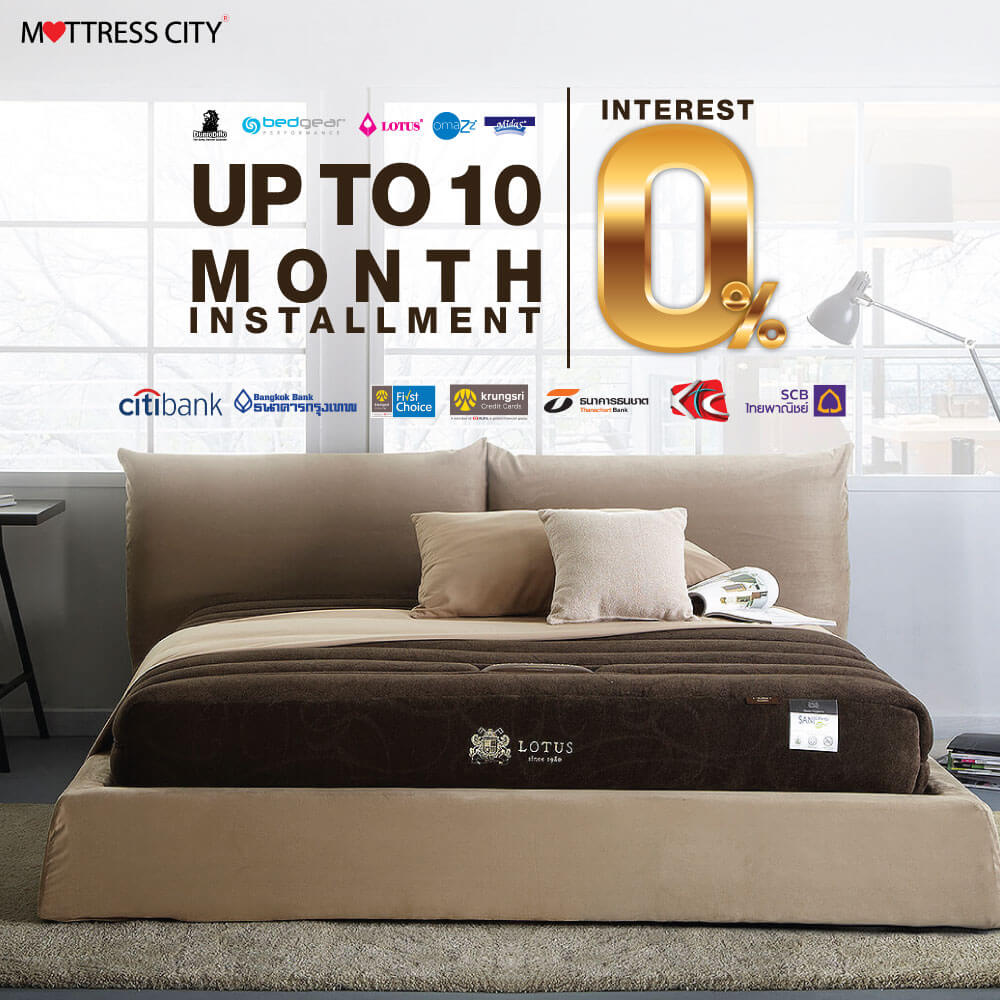 0 Interest With Monthly Installment Payment Plan Mattress